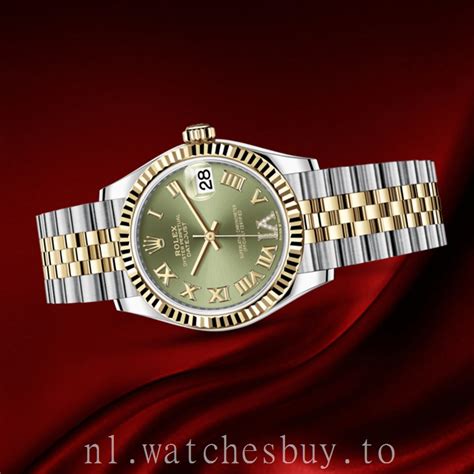 rolex groene wijzerplaat dames